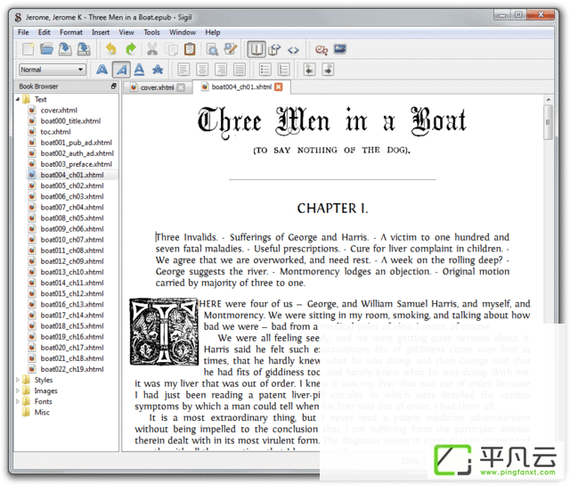 EPUB编辑器,Sigil,书籍管理软件,电子书管理,电子书编辑